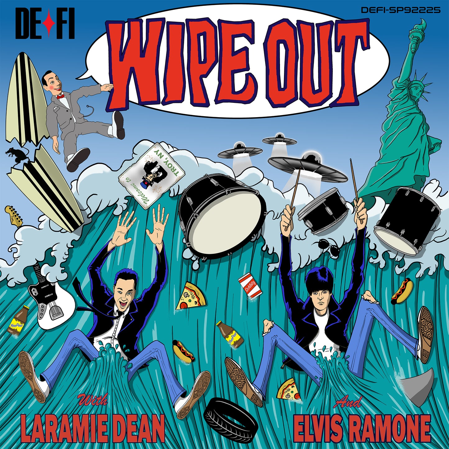 Wipeout (featuring Elvis Ramone) - 7" Picture Disc